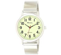 Ravel Watch - Glow-in-the-Dark Luminous Dial - Stainless Steel Expander Bracelet