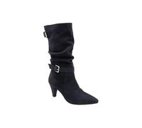 Ravel 'guise' Suede Stiletto-Heel Mid-Calf Boots In Navy Navy