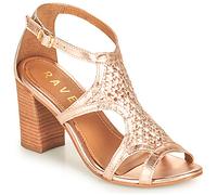 Ravel Coreen Rose Gold Slingback Block Heel Sandals