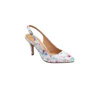 'Kavan' Slingback Court Shoes Ravel White 5