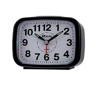 Ravel - Kingston Bold Bell Quartz Alarm Clock - Black