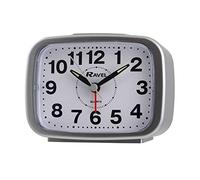 Ravel - Kingston Bold Bell Quartz Alarm Clock - Silver