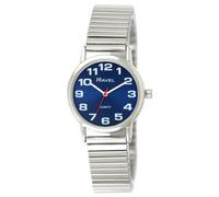 Ravel Ladies Blue Dial Silver Expander Bracelet Watch R0208.46.2