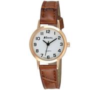 Ravel Ladies Classic Strap Brown / Gold Watch R0102.14.2A
