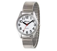 Ravel Ladies Classic Super Bold Easy Read Expander Bracelet Silver Watch R0225.01.2