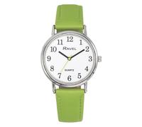 Ravel Ladies Classic White Dial Green Leather Strap Watch R0140.21.2