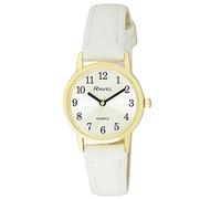 Ravel Ladies Round Silver Dial Watch With White Strap R0137.24.2