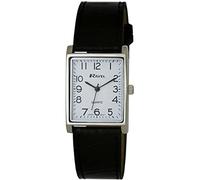 Ravel Large Case Fashion on PU Strap Women's Quartz Watch R0120.04.1 Black
