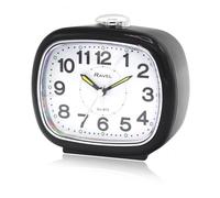 Ravel Large Sized Bedside Quartz Alarm Clock Black RC045.3