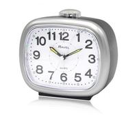 Ravel Large Sized Bedside Quartz Alarm Clock Black/Silver RC045.13
