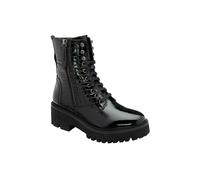 Ravel 'leith' Leather Lace-Up Biker Boots In Black Black 5