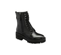 Ravel 'leith' Leather Lace-Up Biker Boots In Black Black 8