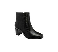 Ravel 'louth' Leather Ankle Boots In Black Black