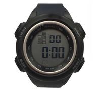 Ravel - Mens Round 3ATM Digital Quartz Watch with Light - RDG.14.34 - Black/Silver