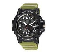 Ravel - Mens 5ATM Ana-Digi Quartz Watch with Light - RDT.2B - Khaki Green