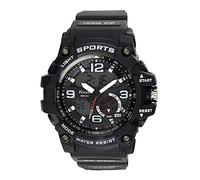 Ravel - Mens 5ATM Ana-Digi Quartz Watch with Light - RDT.2A - Black