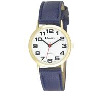 Ravel Mens Basic White Dial Blue Leather Strap Watch R0105.26.1A
