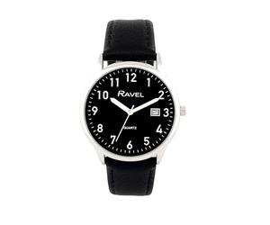 Ravel - Men's Calendar Watch on Faux Leather Strap - Japanese Analogue Quartz - R0708