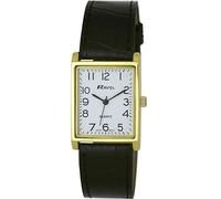 Ravel Mens Classic Black Leather Strap Watch R0120.01.1A