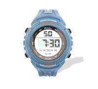 Ravel - Mens Round 3ATM Digital Quartz Watch with Light - RDG.14.28 - Steel Blue