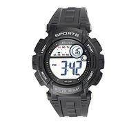 Ravel - Mens Round 3ATM Digital Quartz Watch with Light - RDG.14.3 - Black