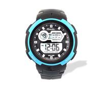 Ravel - Mens Round 3ATM Digital Quartz Watch with Light - RDG.14.39 - Black/Blue