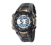 Ravel - Mens Round 3ATM Digital Quartz Watch with Light - RDG.14.9 - Black/Bronze