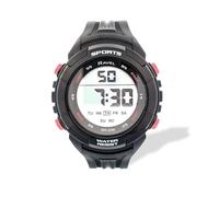 Ravel - Mens Round 3ATM Digital Quartz Watch with Light - RDG.14E