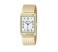 Ravel - Men's Traditional Rectangular Watch on Stainless Steel Expander Bracelet - Analogue Quartz - R0220