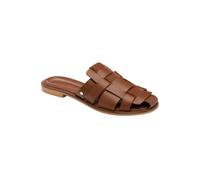 Ravel 'mitford' Leather Mule Sandals In Tan Tan