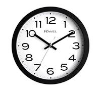 Ravel - Modern 25cm Wall Clock - Analogue Quartz - RWC.25.3 - Black