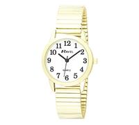 Ravel Men's Quartz Watch R0232.02.1 - 36mm White Dial, Gold-Tone Stainless Steel Expander