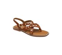 Ravel Women's 'Myton' Leather Flat Sandals in Tan | Size: 5 Ravel Tan 5