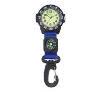 Ravel - Nylon Clip-On Carabiner Watch with Compass and Glow in The Dark Dial - Analogue Quartz - R1108.06 - Blue