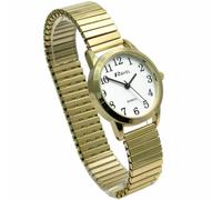 Ravel R0232.02.2 Ladies Easy Read Watch with Gold Colour Expanding Bracelet