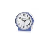 Ravel Round Mid Sized Bedside Quartz Blue Alarm Clock RC039.6