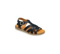 Ravel 'ryal' Leather Flat Sandals In Navy Navy 5