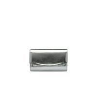 Ravel Silver Metallic 'ardee' Clutch Bag In Metallic Silver Metallic Silver