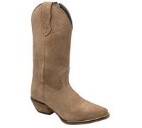 Ravel Stone Taylor Suede Cowboy Boots Stone