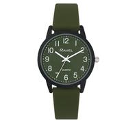 Ravel - Summer in Black Silicone Watch (30mm case) - Analogue Quartz - R1813.11 - Royal Green