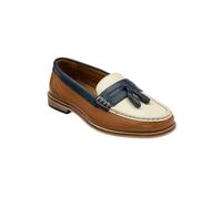 Ravel Tan & Navy Leather 'airton' Loafers Multi