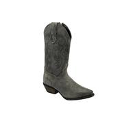 Ravel 'taylor' Leather Cowboy Boots In Grey Grey