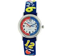 Ravel 'Tell The Time' 3D with Timeteacher Dial Children's Quartz Watch with White Dial Analogue Display and Multicolour Plastic Strap R151342