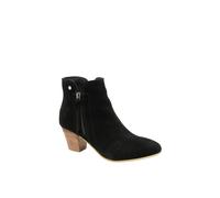 Ravel 'tulli' Suede Ankle Boots In Black Black