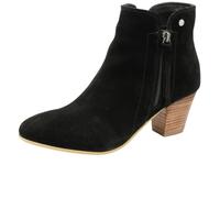 Ravel Tulli Womens Ankle Boots 8 UK Black Suede