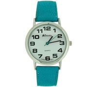 Ravel Unisex Classic Big Dial Blue Leather Strap Watch R0105.13.16A