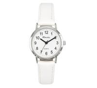 Ravel - Unisex Classic Everyday Watch with Modern Numbers - Analogue Quartz - R0129.24.1 - White/Silver Tone/White Dial with Numbers