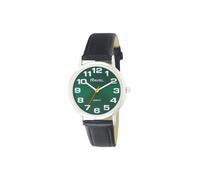 Ravel Unisex Classic Green Dial Black Strap Watch R0105.48.1