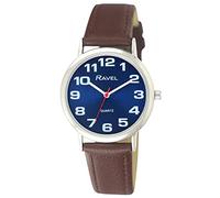 Ravel Unisex Easy Read Watch with Big Numbers - Analogue Quartz - R0105