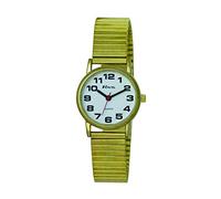 Ravel Unisex Easy Read Watch with Big Numbers on Stainless Steel Expander Bracelet